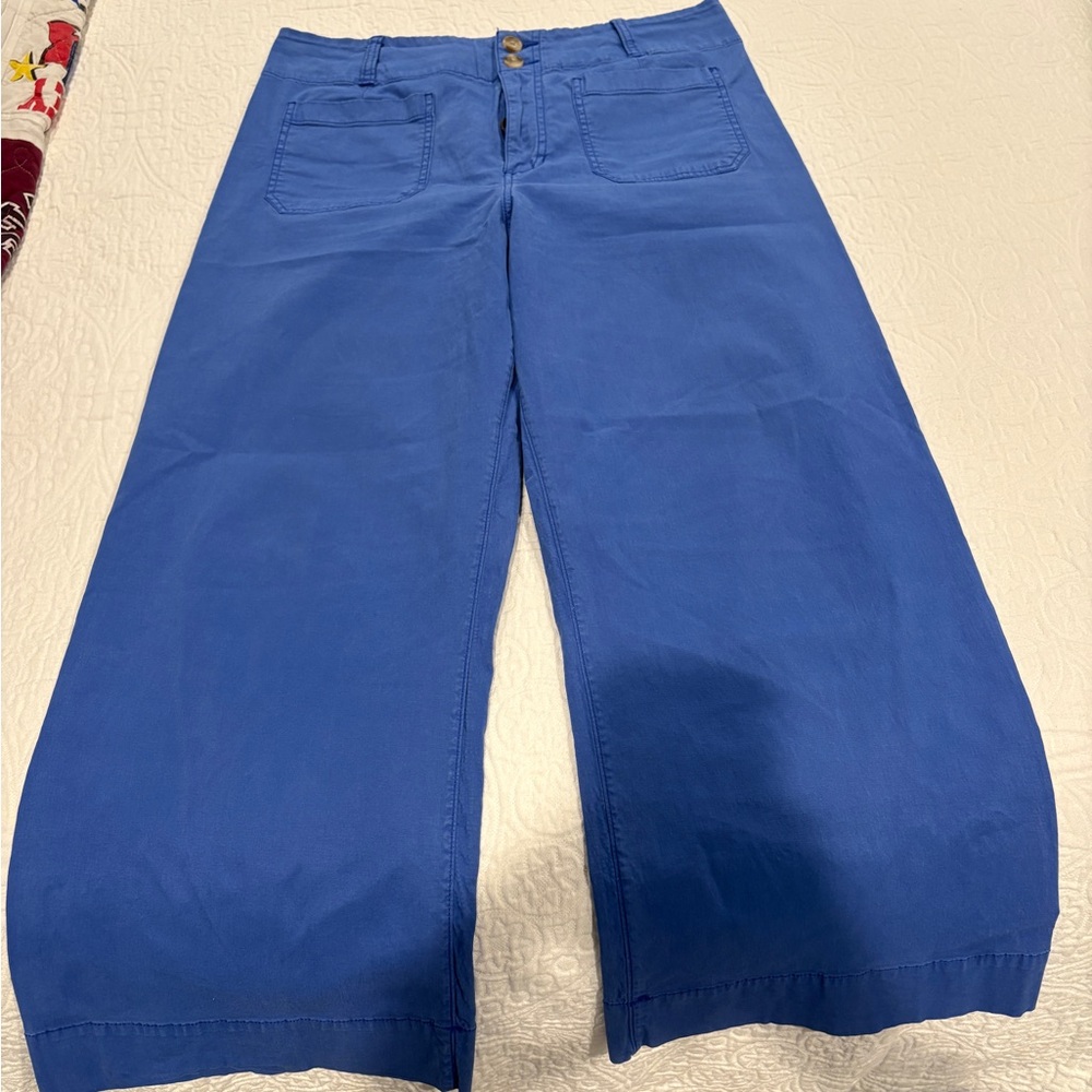LC Lauren Conrad Royal Blue Flare Pants